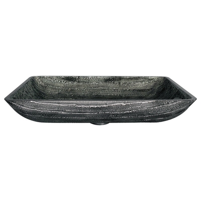 тазы мытья Bathroom 12mm шар раковины искусства 16,5 дюймов прямоугольный закаленный стеклянный