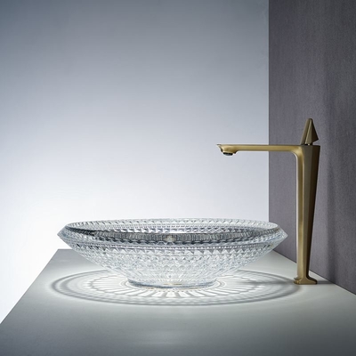 Шар таза мытья Bathroom над художественным против 450mm кристально ясное