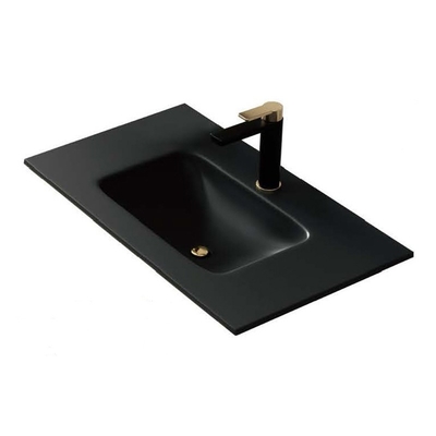 Bathroom закаленная стеклянная столешница раковины закалила стекло подгонял 60cm к 200cm