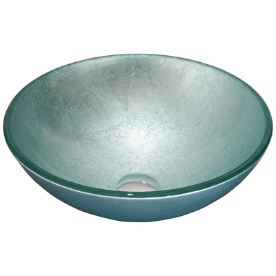 Круглый серебряный закаленный стеклянный таз мытья Countertop Bathroom раковины